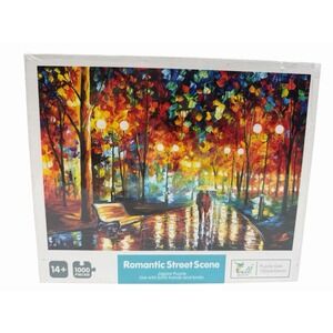 New Sealed 1000 piece Jigsaw Puzzle. Romantic‎ Street Scene.